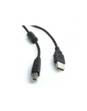 GEMBIRD Kabel USB 2.0 A-B 5m Premium (czarny, ferrytowe, pozłacane styki) - nr 4