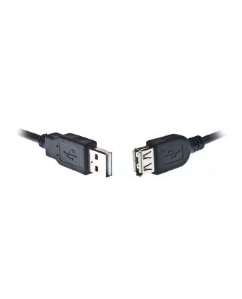 GEMBIRD Kabel USB 2.0 A-A 5m dofessional (czarny, pozłacane styki)