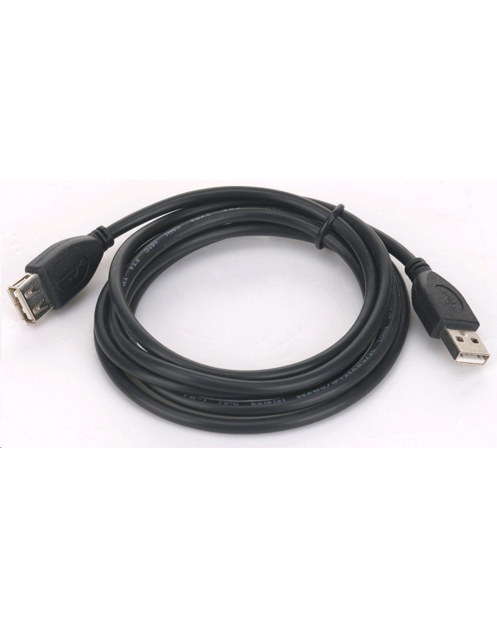 GEMBIRD Kabel USB 2.0 A-A 1,8m dofessional (czarny, pozłacane styki) główny