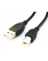 GEMBIRD Kabel USB 2.0 A-B 3m dofessional (czarny, pozłacane styki) - nr 1