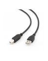 GEMBIRD Kabel USB 2.0 A-B 3m dofessional (czarny, pozłacane styki) - nr 3