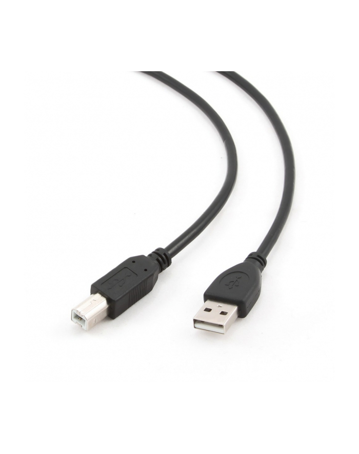 GEMBIRD Kabel USB 2.0 A-B 3m dofessional (czarny, pozłacane styki) główny