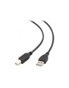 GEMBIRD Kabel USB 2.0 A-B 5m dofessional (czarny, pozłacane styki) - nr 2