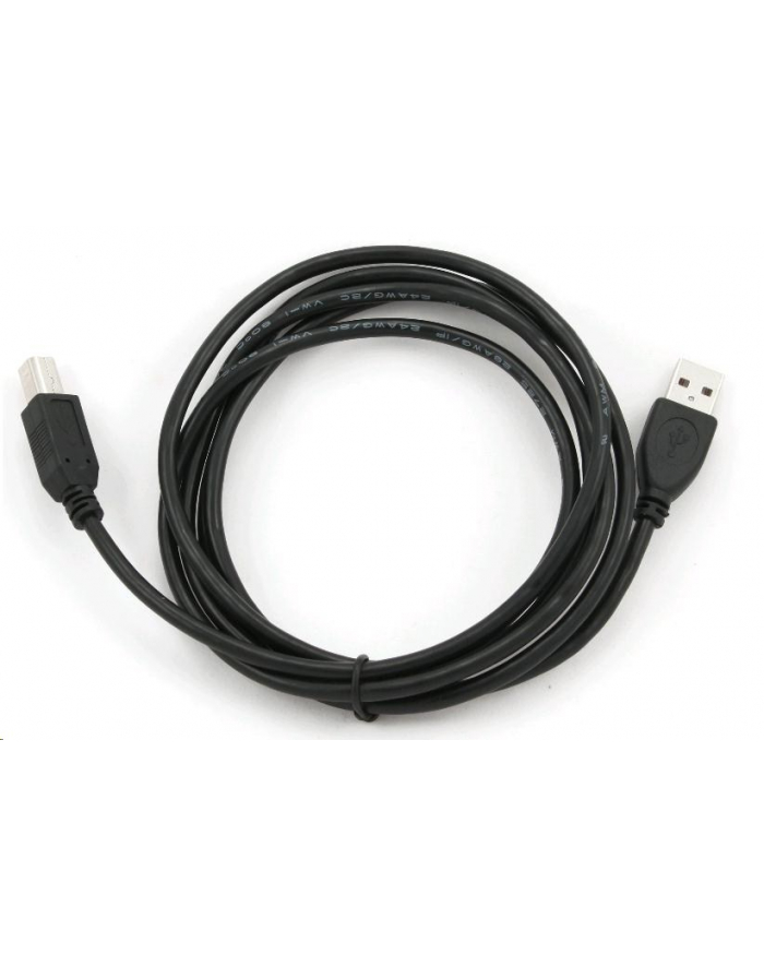 GEMBIRD Kabel USB 2.0 A-B 1,8m dofessional (czarny, pozłacane styki) główny