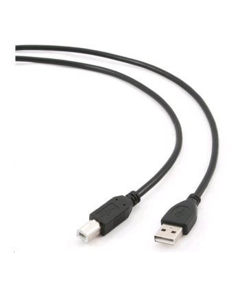 GEMBIRD Kabel USB 2.0 A-B 1,8m dofessional (czarny, pozłacane styki)