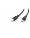 GEMBIRD Kabel USB 2.0 A-B 1,8m dofessional (czarny, pozłacane styki) - nr 3