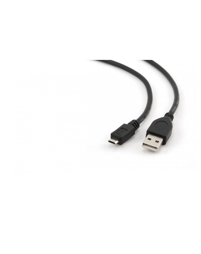 GEMBIRD Kabel USB 2.0 A-Micro B przedłużacz 1,8m (czarny) główny