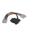 PREMIUMCORD Kabel SATA zasilający (Y) redukcja -> 3x Molex 5,25'' (16cm) - nr 2