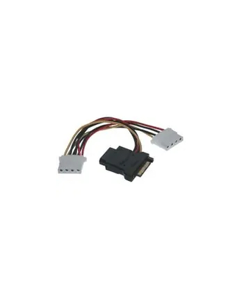 PREMIUMCORD Kabel SATA zasilający (Y) redukcja -> 3x Molex 5,25'' (16cm)