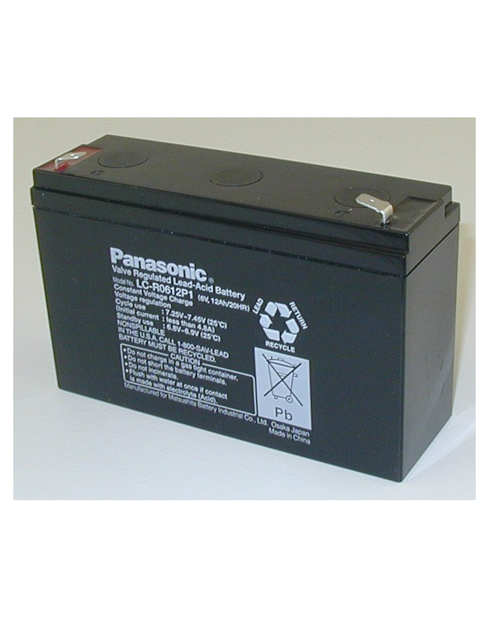 Bateria - Panasonic LC-R0612P1 (6V/12Ah - Faston 250) główny