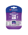 VERBATIM SDXC Memory Card Class 10 64GB , UHS-1 - nr 28