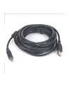 GEMBIRD Kabel USB 2.0 A-B 3m Premium (czarny, ferrytowe, pozłacane styki) - nr 3