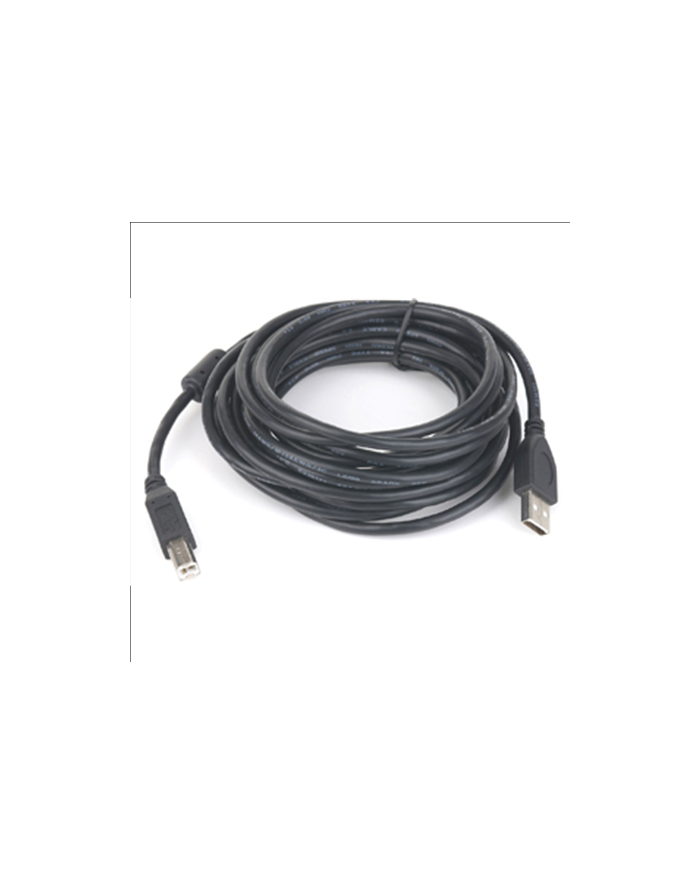 GEMBIRD Kabel USB 2.0 A-B 3m Premium (czarny, ferrytowe, pozłacane styki) główny