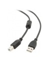 GEMBIRD Kabel USB 2.0 A-B 3m Premium (czarny, ferrytowe, pozłacane styki) - nr 6