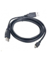 GEMBIRD Kabel USB 2.0 A-Mini B (5pin)  0,9m DUAL (dodatkowe zasilanie) - nr 1
