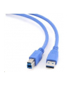 GEMBIRD Kabel USB 3.0 A-B 1,8m (niebieski) - nr 1