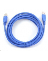 GEMBIRD Kabel USB 3.0 A-B 1,8m (niebieski) - nr 2