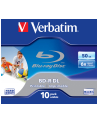 VERBATIM BD-R(10-pack)Blu-Ray/Jewel/DL/6x/50GB/ PRINTABLE SURFACE - nr 24