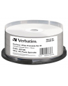 VERBATIM BD-R(25-pack)Blu-Ray/spindle/6x/25GB/Printable/No ID - nr 10