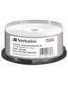 VERBATIM BD-R(25-pack)Blu-Ray/spindle/6x/25GB/Printable/No ID - nr 12