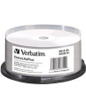 VERBATIM BD-R(25-pack)Blu-Ray/spindle/DL+/6x/50GB/ WIDE PRINTABLE NO ID SURFACE HARD COAT - nr 16