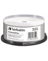VERBATIM BD-R(25-pack)Blu-Ray/spindle/DL+/6x/50GB/ WIDE PRINTABLE NO ID SURFACE HARD COAT - nr 1