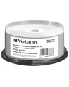VERBATIM BD-R(25-pack)Blu-Ray/spindle/6x/25GB/Printable/No ID - nr 10