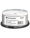VERBATIM BD-R(25-pack)Blu-Ray/spindle/6x/25GB/Printable/No ID - nr 20