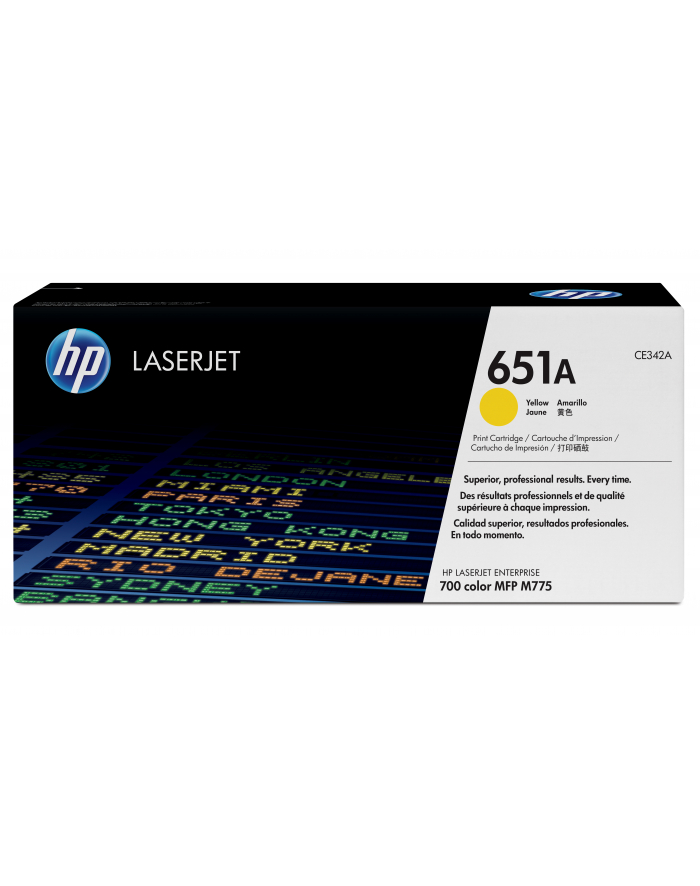 Toner HP 651A yellow główny