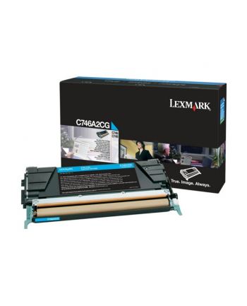 Toner Lexmark cyjan | 7000str | C746/C748