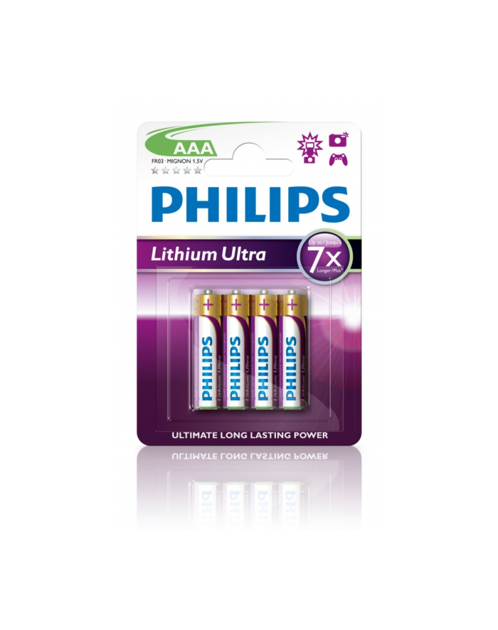 Bateria PHILIPS FR03LB4A/10 LITHIUM ULTRA 4szt. AAA główny