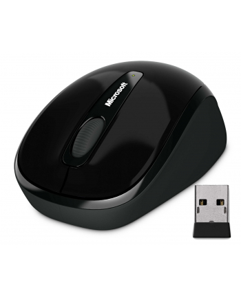Wireless Mobile Mouse3500 Mac/Win EG EN/DA/NL/FI/FR/DE/NO/SV/TR Hdwr Black