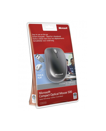 L2 Compact Optical Mouse 500 Mac/Win EMEA EG EN/DA/DE/IW/PL/RO/TR Hdwr Black