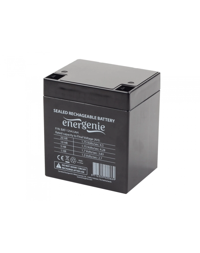 Gembird akumulator uniwersalny 12V/4.5AH główny