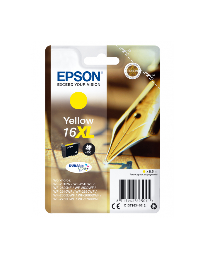 Tusz Epson DURABrite Ultra 16XL - żółty główny