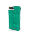 Kensington Leather Hardshell TEAL OSTRICH for iPhone 5 - nr 1