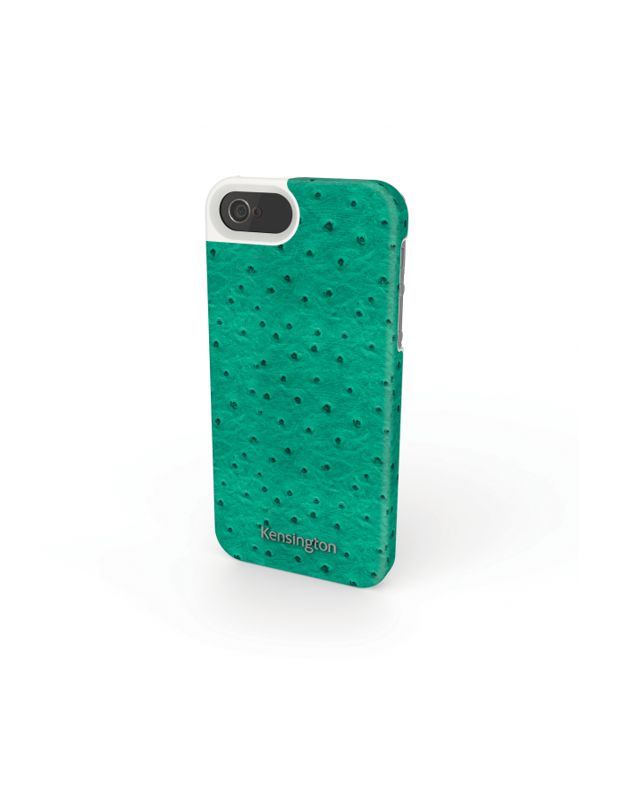 Kensington Leather Hardshell TEAL OSTRICH for iPhone 5 główny