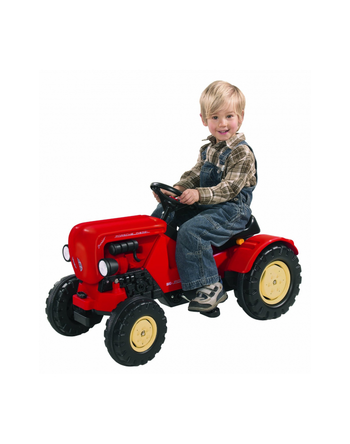 BIG Traktor Porchse czerwony główny