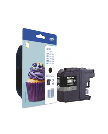 Tusz Brother LC123BK black blister pack | 600str | MFC-J4510DW