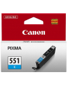 Wkład atramentowy Canon CLI551C cyan | seria 550/551 - nr 13