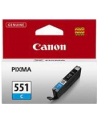 Wkład atramentowy Canon CLI551C cyan | seria 550/551 - nr 16