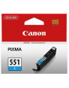 Wkład atramentowy Canon CLI551C cyan | seria 550/551 - nr 24