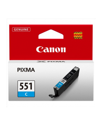 Wkład atramentowy Canon CLI551C cyan | seria 550/551