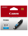 Wkład atramentowy Canon CLI551C cyan | seria 550/551 - nr 9