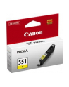 Wkład atramentowy Canon CLI551Y yellow | seria 550/551 - nr 18