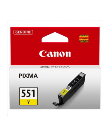 Wkład atramentowy Canon CLI551Y yellow | seria 550/551
