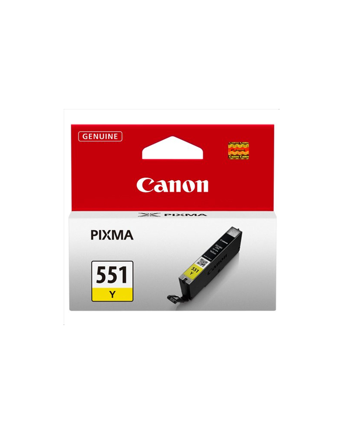 Wkład atramentowy Canon CLI551Y yellow | seria 550/551 główny