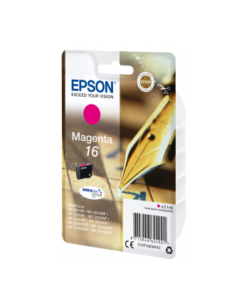 Tusz Epson T1623 magenta DURABrite  | 3,1 ml | WF-2010/25x0