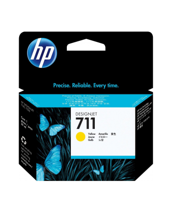 Tusz HP 711 yellow | 29ml