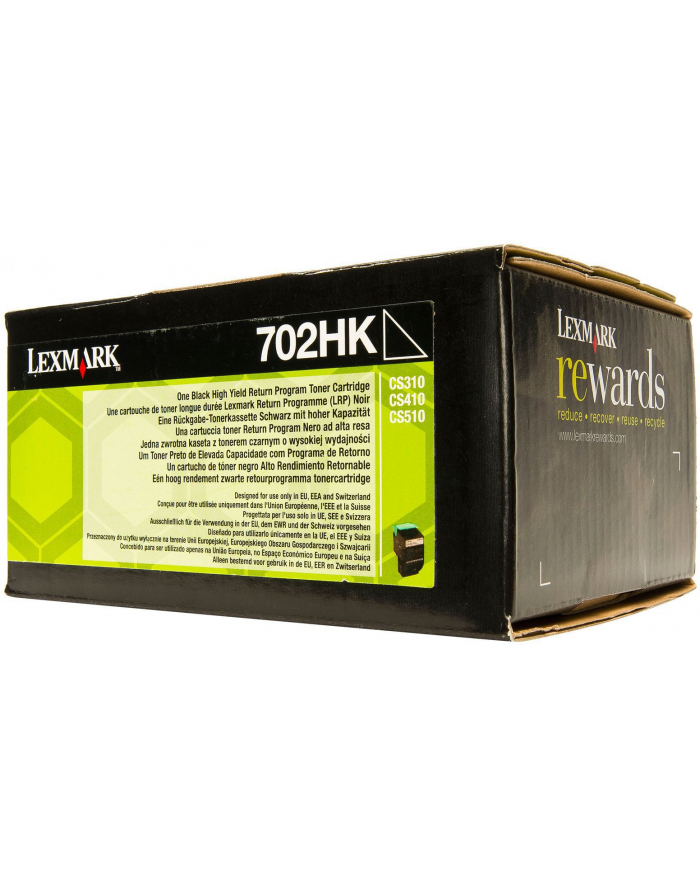 Toner Lexmark 702HK|black | zwrotny | 4000 str.| CS310dn / CS310n / CS410dn / CS główny